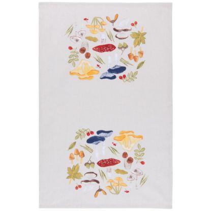 Picture of Dish-towel Field Mushrooms Printed Cotton