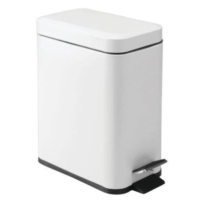 Picture of Trash-can Rectangle Step-open 5l- White