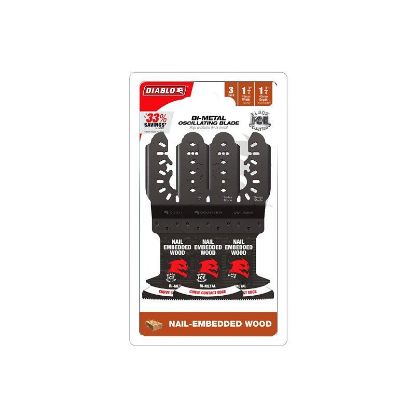 Picture of Diablo Demo Demon Oscillating Blade, 1-3/4 In D Cutting, Bi-metal