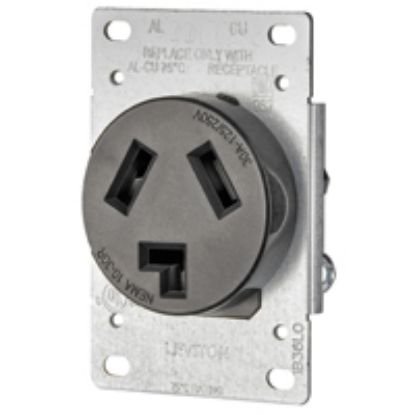 Picture of Outlet Flush-mount 30a 125/250v 3-pole 3-wire