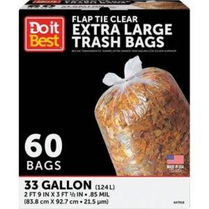 Picture of Trash-Bag 33-Gallon 60/Pack