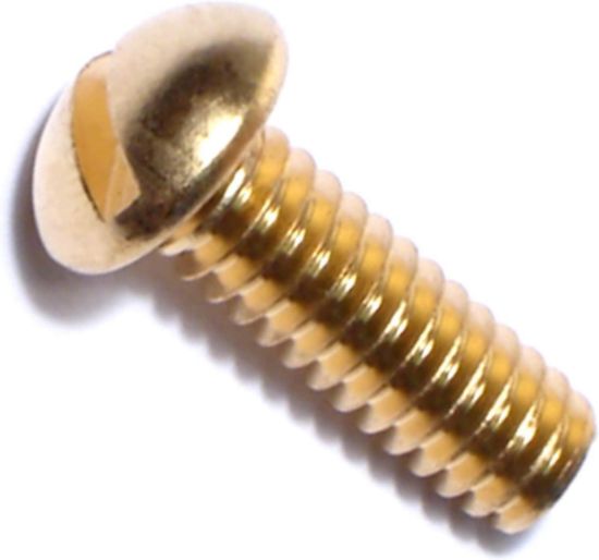 Picture of Machine-Screw With-Nuts Round-Head #1/4 x 3/4"