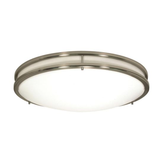 Picture of Glamour Led 14" Flush Mount Fixture Brushed Nickel Finish Cct Selectable 3k/4k/5k