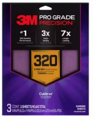 Picture of Sandpaper Ceramic-alumina No-slip-backing Wet-dry 9" X 11"