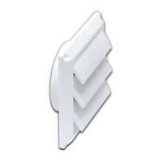 Picture of 4" White Louver Vent Face