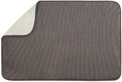 Picture of Idesign Idry Absorbent Kitchen Countertop Dish Drying Mat, Fabric, Mocha, Large
