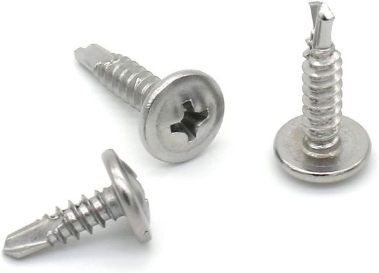 Picture of Sheetmetal-Screw Wafer-Head #8 x 1-5/8" 1-Pound