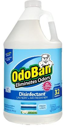 Picture of Odoban 911701-g4 Multi-purpose Concentrate, 1 Gal, Liquid, Linen Alcohol, Clear/pale Yellow