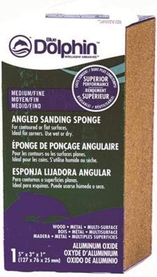 Picture of Sanding-Sponge Angle Medium/fine Grit5" X 3" X 1"