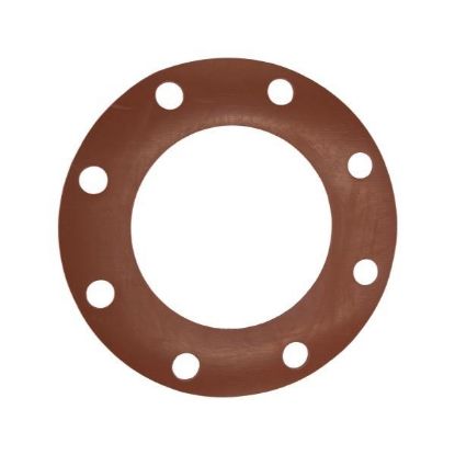 Picture of Companion-flange Gasket Sbr Red 6"