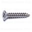 Picture of 6 X 3/4 Stainless Steel Sheet Metal Screws, Flat Head, Phillips