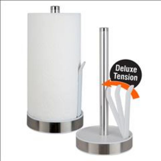 Picture of Delux SS. Paper-Towel Towel-Holder With Extreme Tension Grip - White