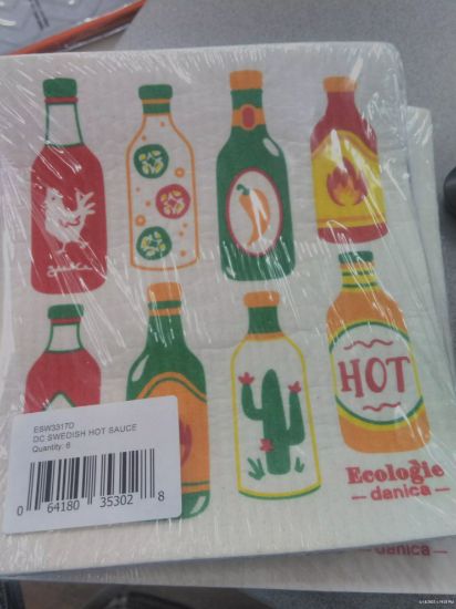Picture of Hot Sauce Swedish Dishcloth
