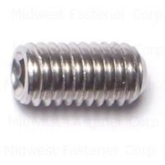 Picture of 6-mm 1.0 X 12mm Socket-hex-drive Set-screw Head-less Metric Screw