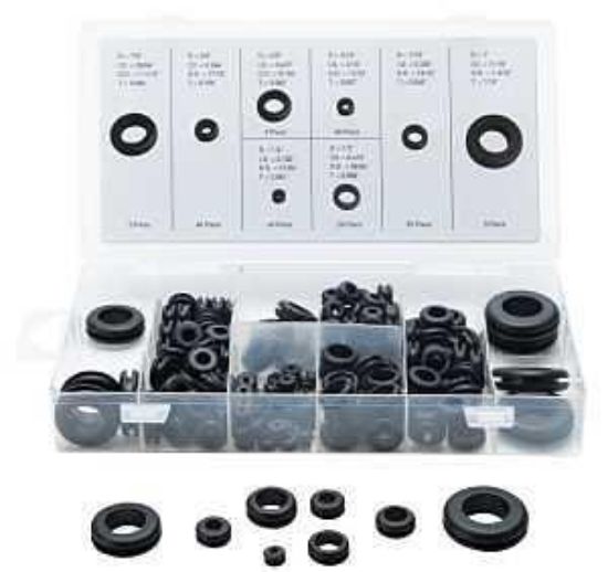 Picture of Prosource Plastic Grommet Assortment,180-piece
