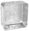 Picture of Junction-box Square Steel Drawn 1/2"-3/4"-ko 4-11/16" X 2-1/8" Deep