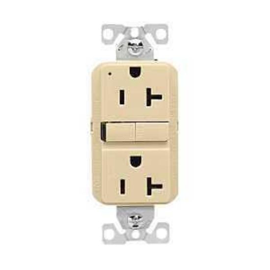 Picture of Duplex-outlet Self-testing 20-amp 2-pole 3-wire
