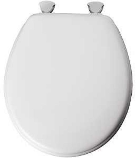 Picture of Toilet-Seat Wood-Material White