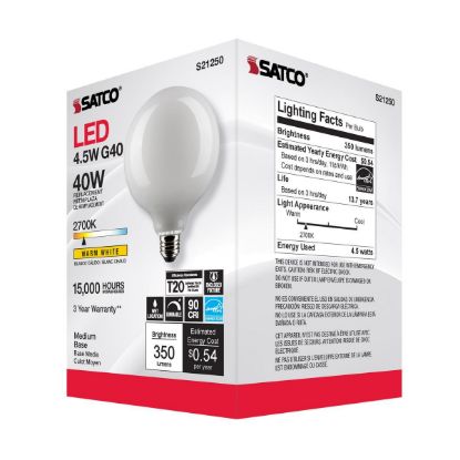 Picture of Light-bulb Globe-shape G-40