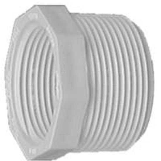 Picture of Schedule-40 Reducing-bushing Pvc-plumbing Pressure 1" Mpt X 1/2" Fpt