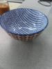 Picture of Stamped Bowl 4" Orange Blue Blossom