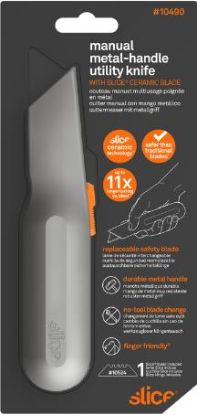 Picture of Utility-knife Metal-handle Manual-retraction Trapezoidal