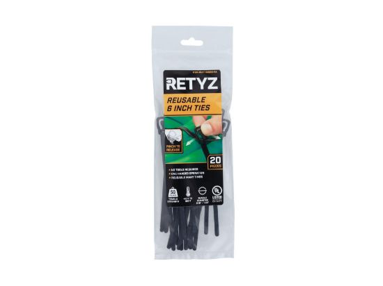Picture of Cable-tie Releasable Uv-protected Black 6"