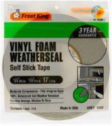 Picture of Weather-seal Foam-tape Gray 1/4" X 1/8" X 17'