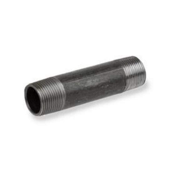 Picture of Black-Steel Pipe-Nipple 3 X 5-1/2"