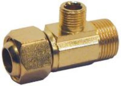 Picture of Brass Adapter Tee 3/8" x 1/4"